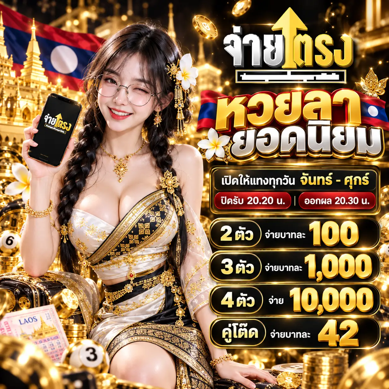 JAYTRONG เว็บแทงหวยออนไลน์ 24 ชม ฮานอย ลาว จบในเว็บเดียว